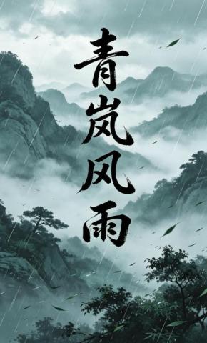 短剧《青岚风雨》海报