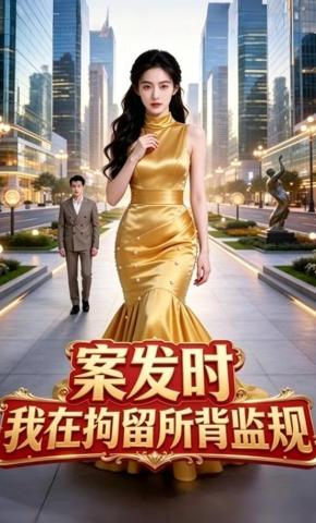 短剧《案发时，我在拘留所背监规》海报