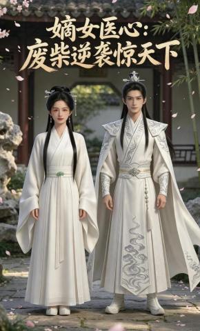 短剧《嫡女医心：废柴逆袭惊天下》海报