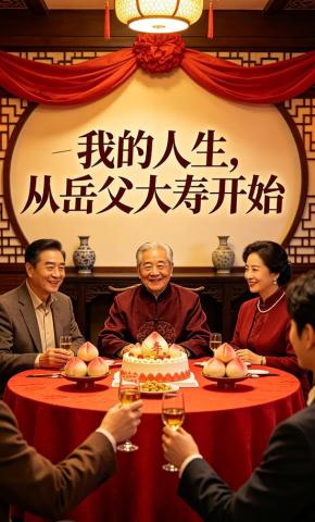 短剧《我的人生，从岳父大寿开始》海报