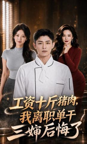 短剧《工资十斤猪肉，我离职单干三婶后悔了》海报