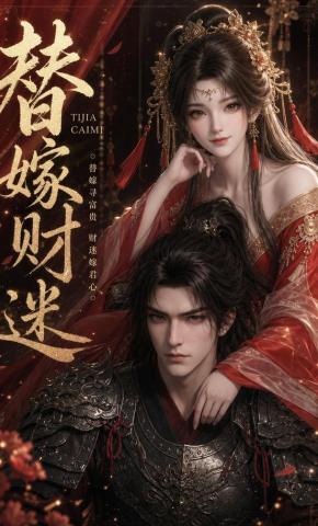 短剧《替嫁财迷》海报