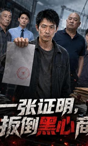 短剧《一张证明，扳倒黑心商》海报