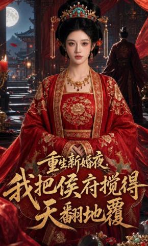 短剧《重生新婚夜，我把侯府搅得天翻地覆》海报