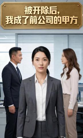 短剧《被开除后，我成了前公司的甲方》海报