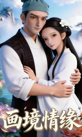 短剧《画境情缘》海报
