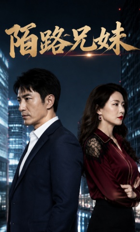 短剧《陌路兄妹》海报