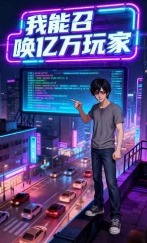 短剧《我能召唤亿万玩家》海报
