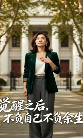 短剧《觉醒之后，不负自己不负余生》海报