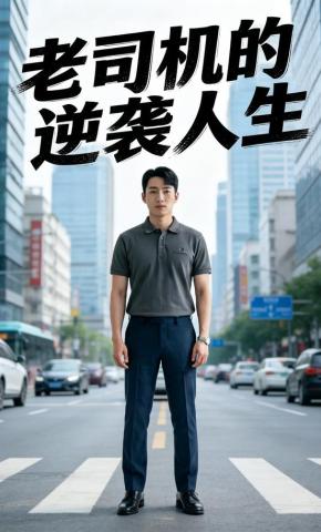 短剧《老司机的逆袭人生》海报