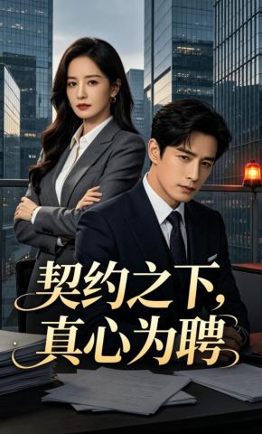 短剧《契约之下，真心为聘》海报