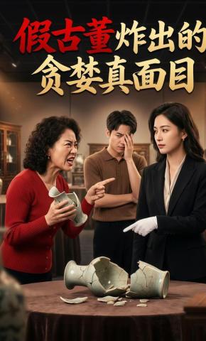 短剧《假古董炸出的贪婪真面目》海报