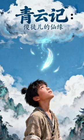 短剧《青云记：傻徒儿的仙缘》海报