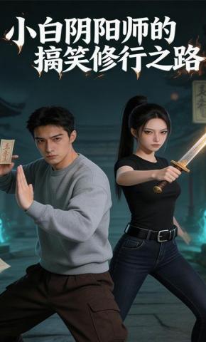 短剧《小白阴阳师的搞笑修行之路》海报