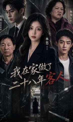 短剧《我在家做了二十八年客人》海报