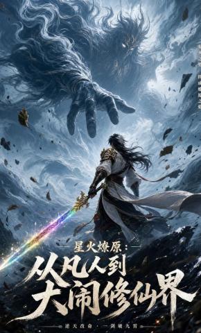 短剧《星火燎原：从凡人到大闹修仙界》海报