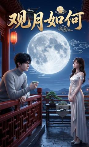 短剧《观月如何》海报