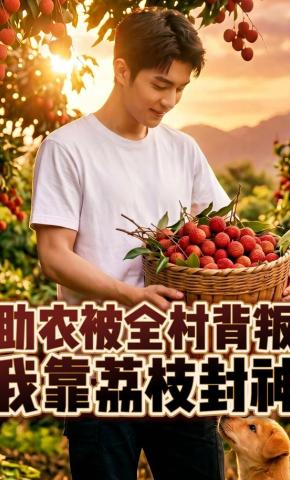 短剧《助农被全村背叛，我靠荔枝封神》海报