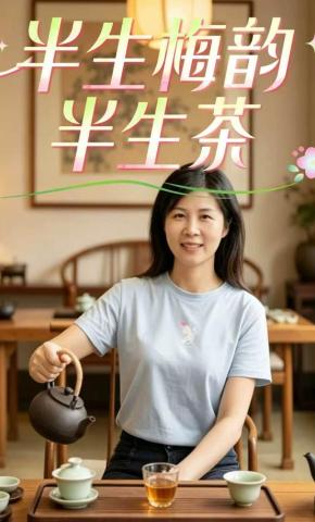 短剧《半生梅韵半生茶》海报