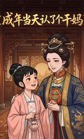 短剧《成年当天认了个干妈》海报