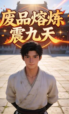 短剧《废品熔炼震九天》海报