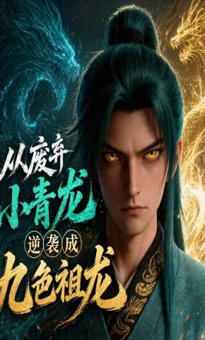 短剧《从废弃小青龙，逆袭成九色祖龙》海报