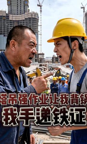 短剧《塔吊强作业让我背锅，我手递铁证》海报