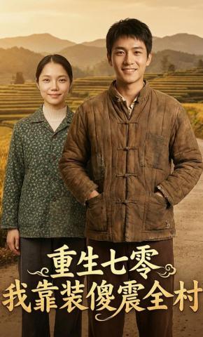 短剧《重生七零：我靠装傻震全村》海报
