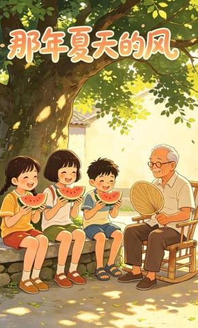 短剧《那年夏天的风》海报