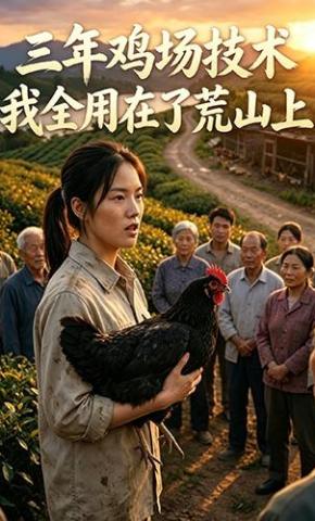 短剧《三年鸡场技术，我全用在了荒山上》海报
