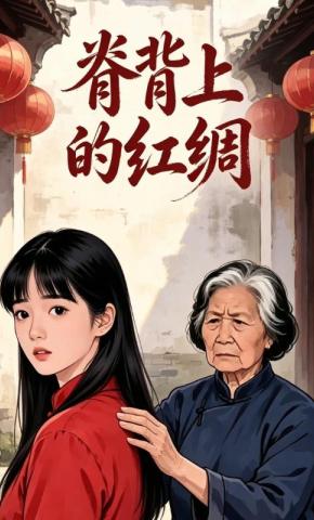 短剧《脊背上的红绸》海报