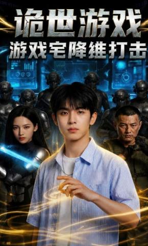 短剧《诡世游戏，游戏宅降维打击》海报