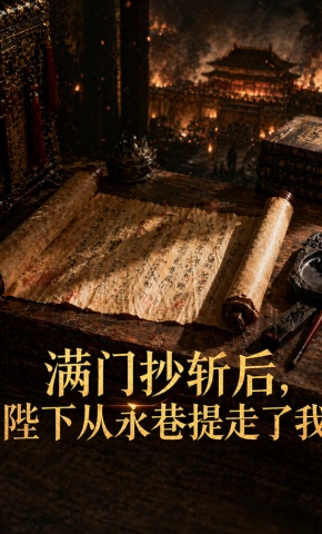 短剧《满门抄斩后，陛下从永巷提走了我》海报