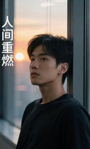短剧《人间重燃》海报
