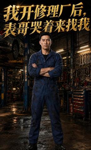 短剧《我开修理厂后，表哥哭着来找我》海报