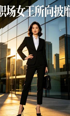 短剧《职场女王所向披靡》海报