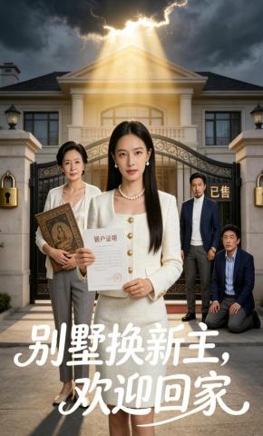短剧《别墅换新主，欢迎回家》海报