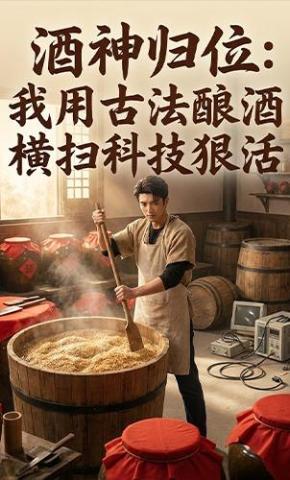 短剧《酒神归位：我用古法酿酒横扫科技狠活》海报