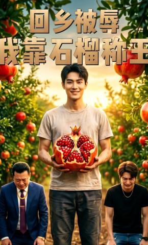 短剧《回乡被辱，我靠石榴称王》海报