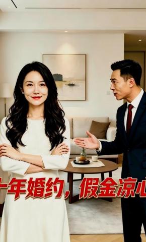 短剧《十年婚约，假金凉心》海报