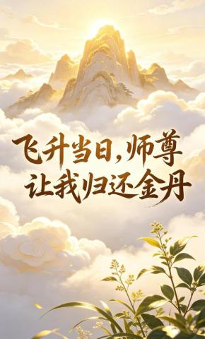 短剧《飞升当日，师尊让我归还金丹》海报