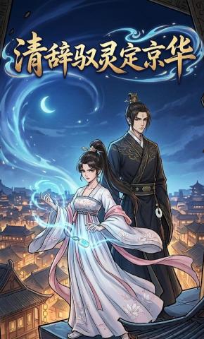 短剧《清辞驭灵定京华》海报
