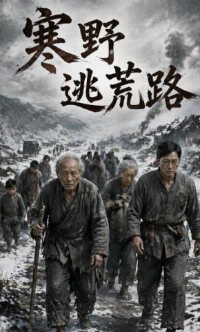短剧《寒野逃荒路》海报