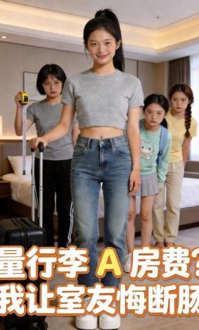 短剧《量行李A房费？我让室友悔断肠》海报