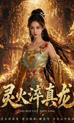 短剧《灵火淬真龙》海报