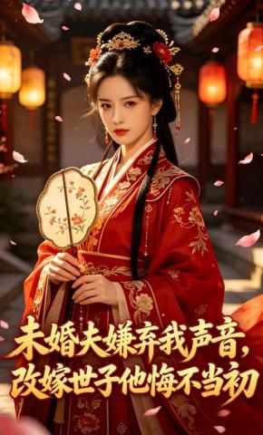 短剧《未婚夫嫌弃我声音，改嫁世子他悔不当初》海报
