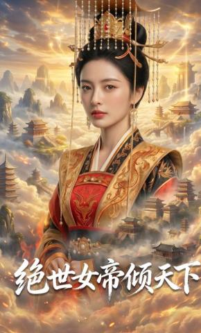 短剧《绝世女帝倾天下》海报