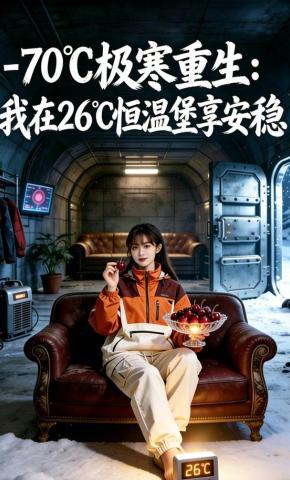 短剧《-70℃极寒重生：我在26℃恒温堡享安稳》海报