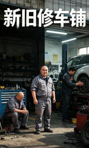 短剧《新旧修车铺》海报