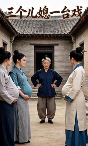短剧《三个儿媳一台戏》海报